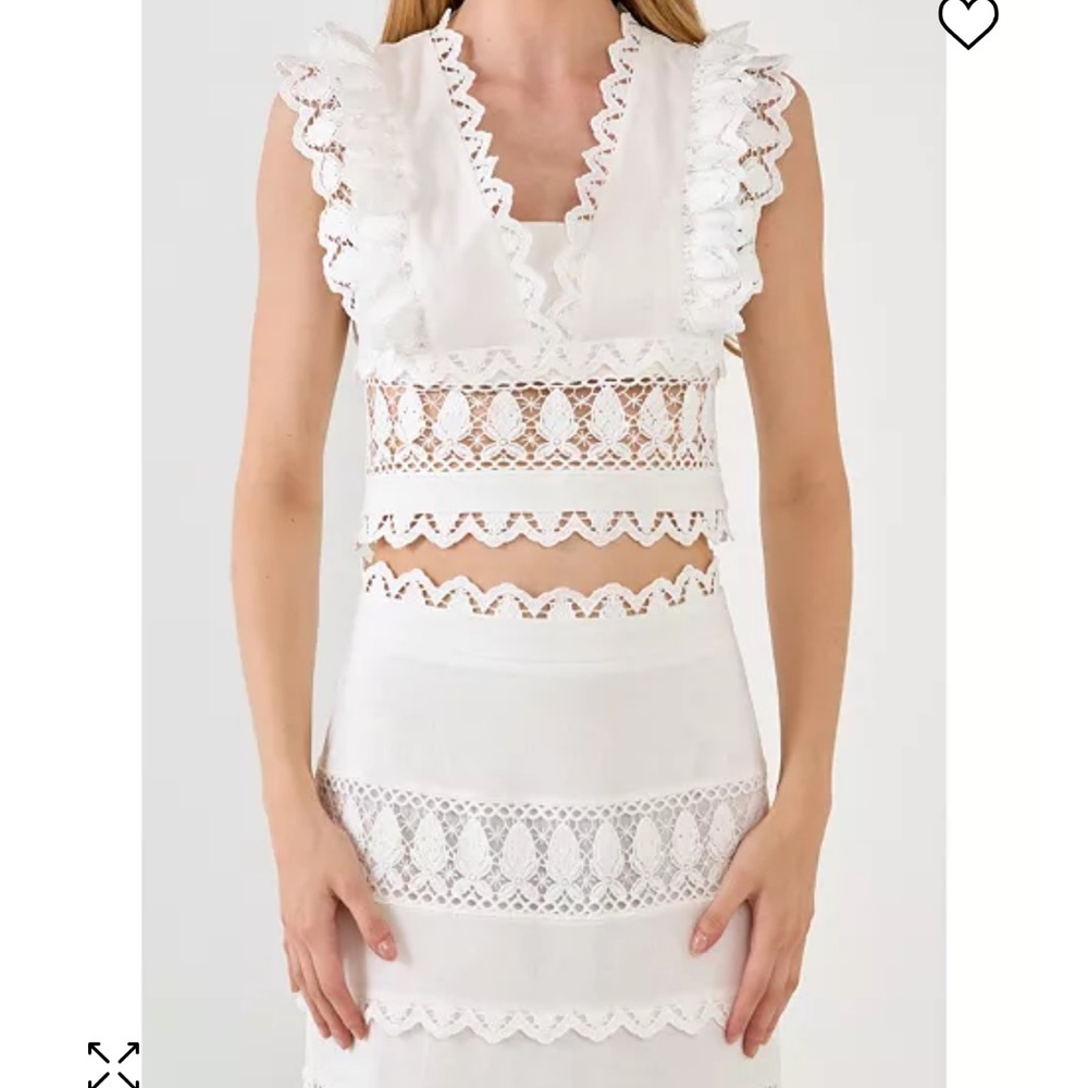 White lace set